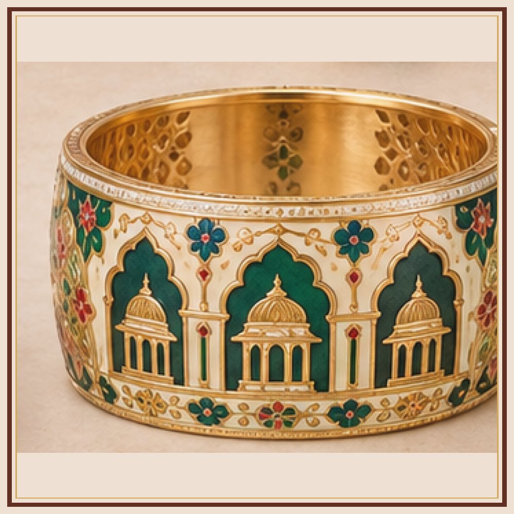 Raj Mandala Meenakari Kada Heritage Edition