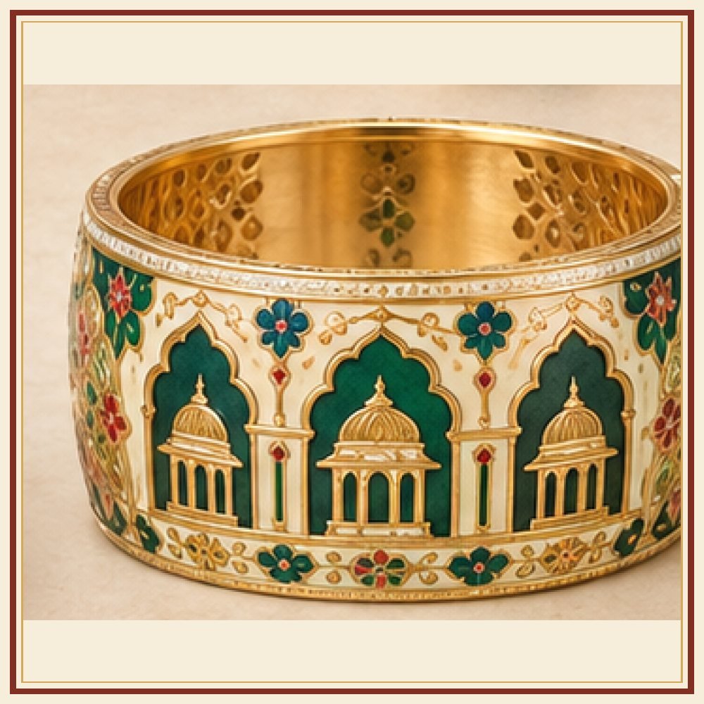 Raj Mandala Meenakari Kada Heritage Edition