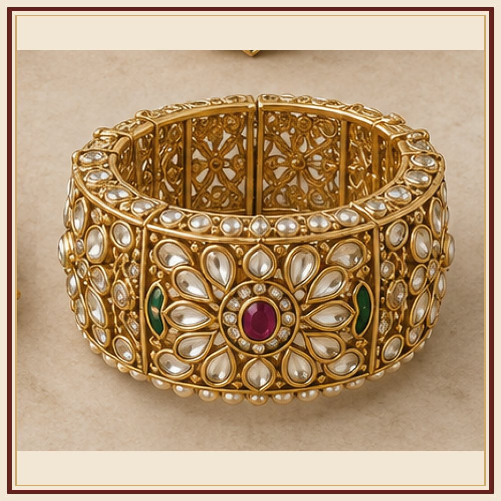 Raj Mandala Moti-Style Bracelet Heritage Edition
