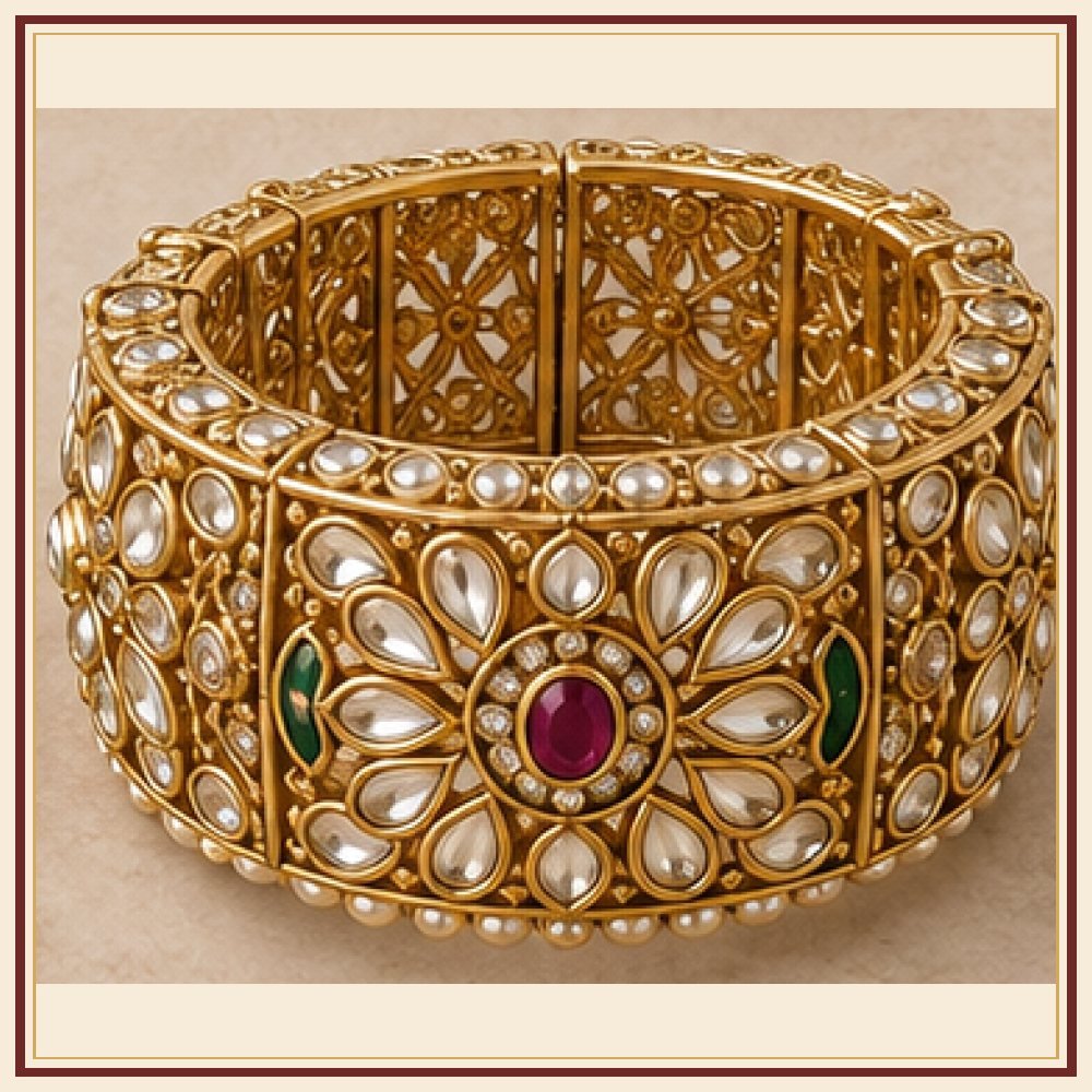 Raj Mandala Moti-Style Bracelet Heritage Edition