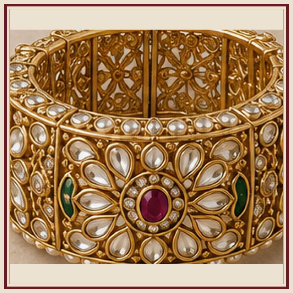 Raj Mandala Moti-Style Bracelet Heritage Edition
