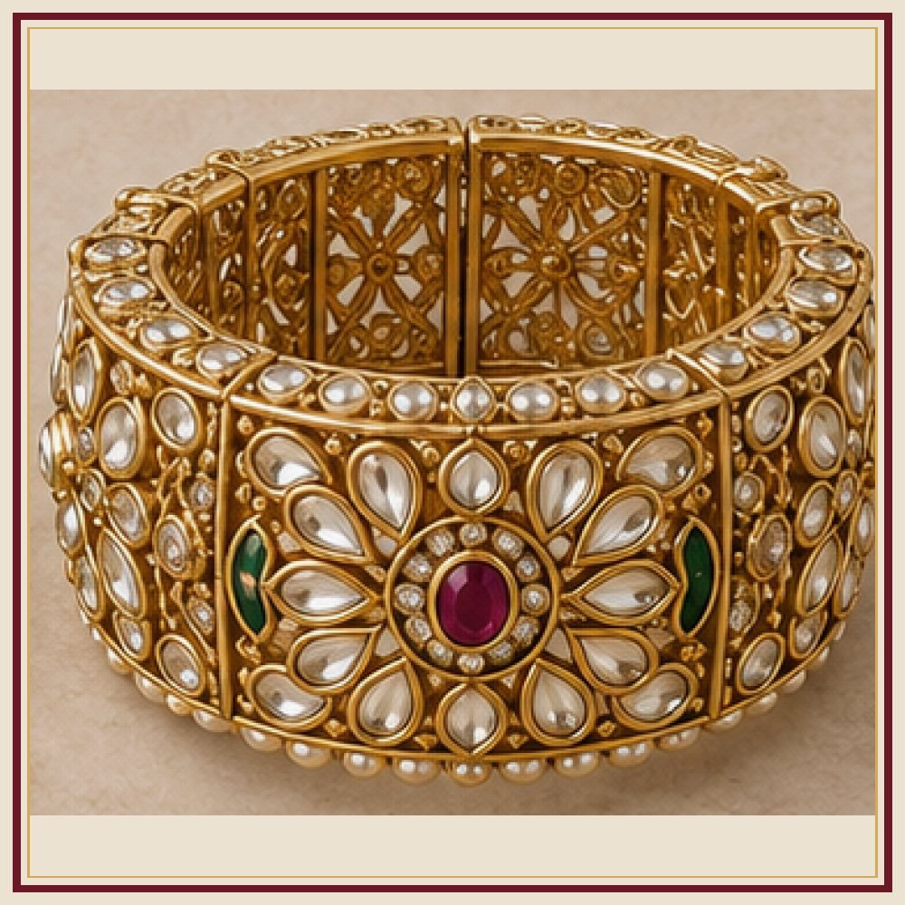 Raj Mandala Moti-Style Bracelet Heritage Edition