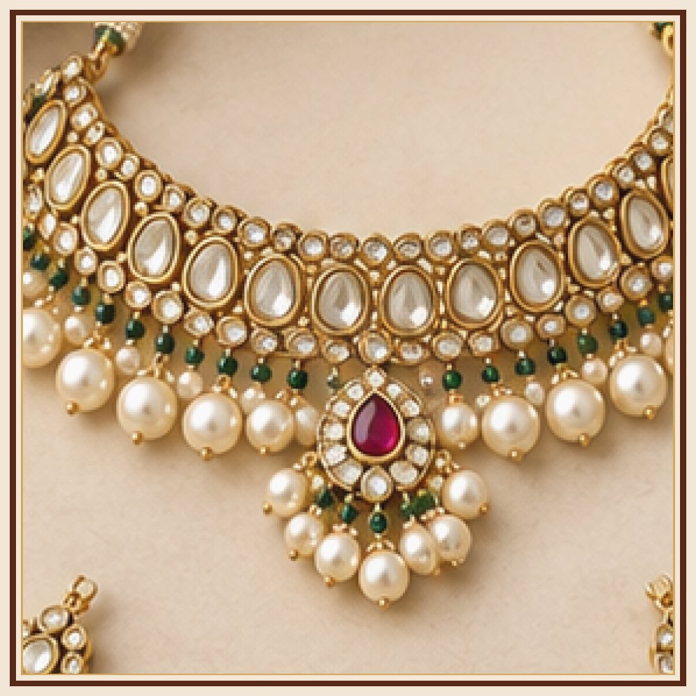 Raj Mandala Moti-Style Necklace Heritage Edition
