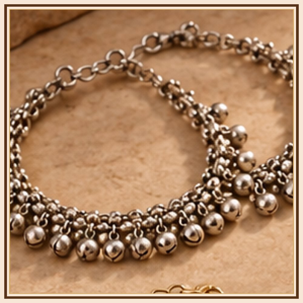 Raj Mandala Payal Anklet Pair Heritage Edition