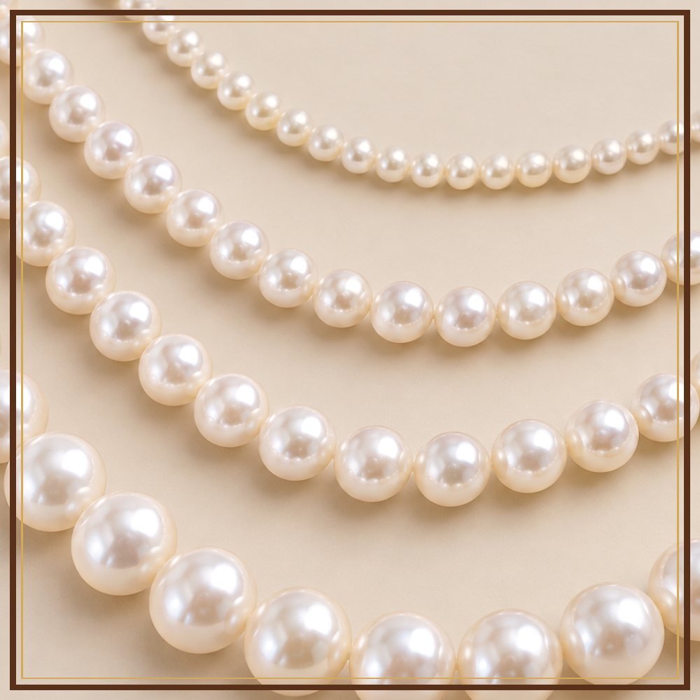 Round Freshwater Pearl String – 5–6 mm