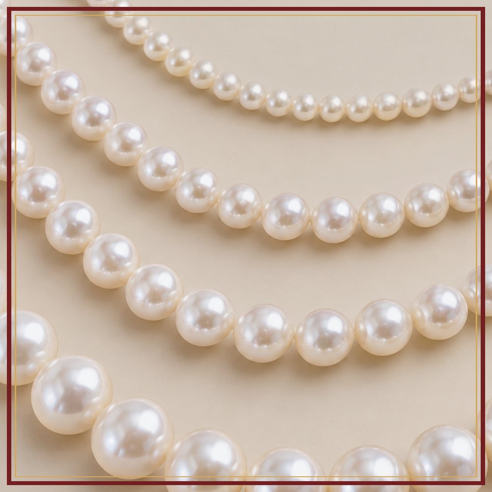 Round Freshwater Pearl String – 8–9 mm