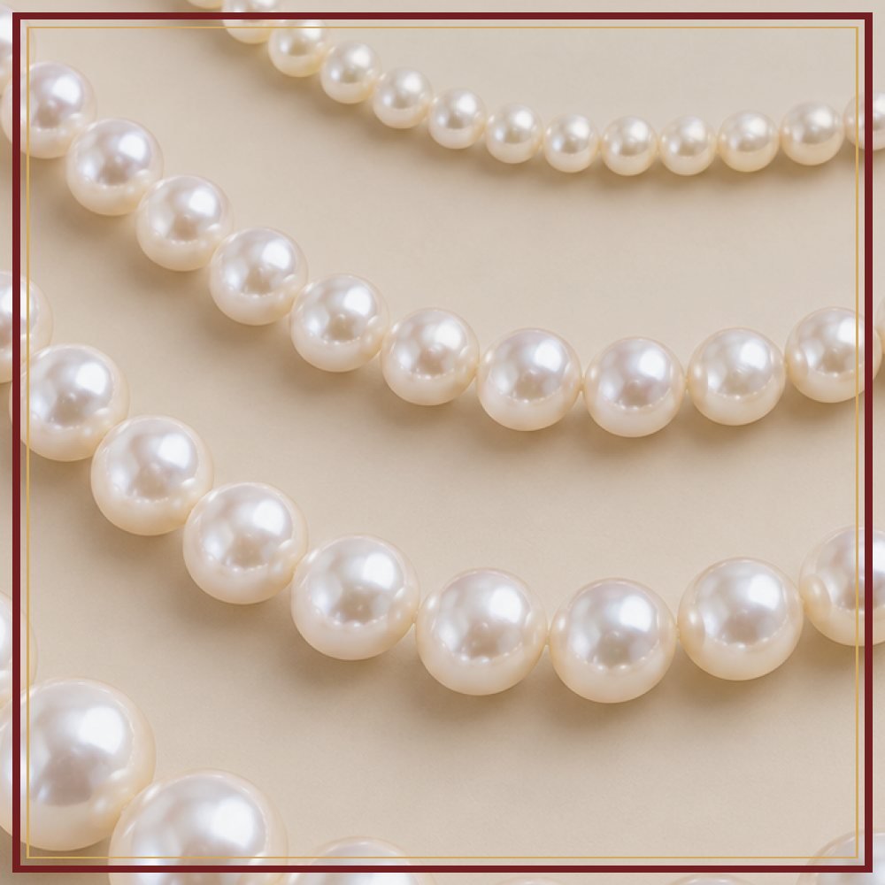 Round Freshwater Pearl String – 8–9 mm