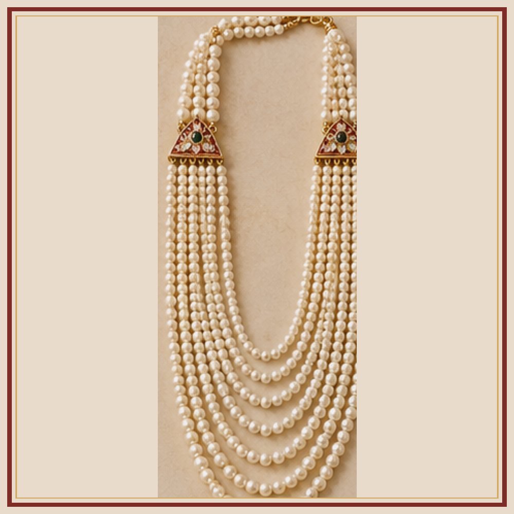 Saat Lahari Moti Satlada-Style Mala