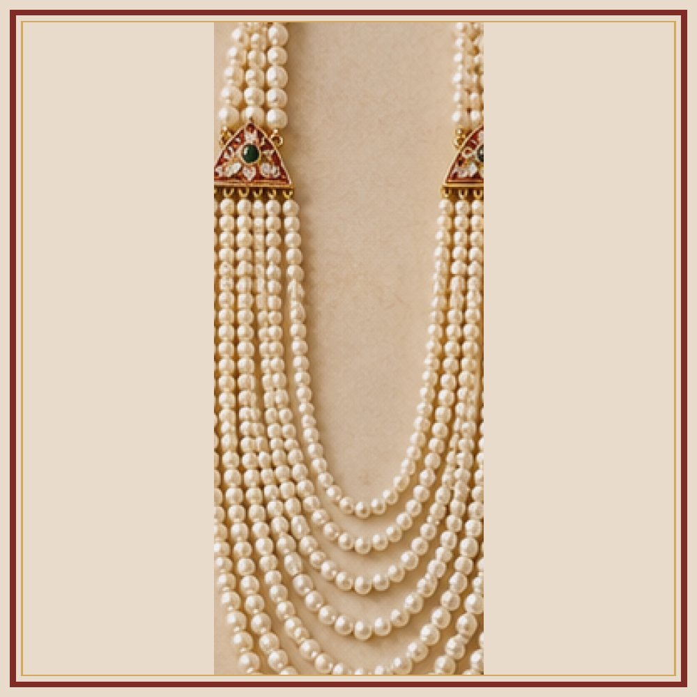 Saat Lahari Moti Satlada-Style Mala