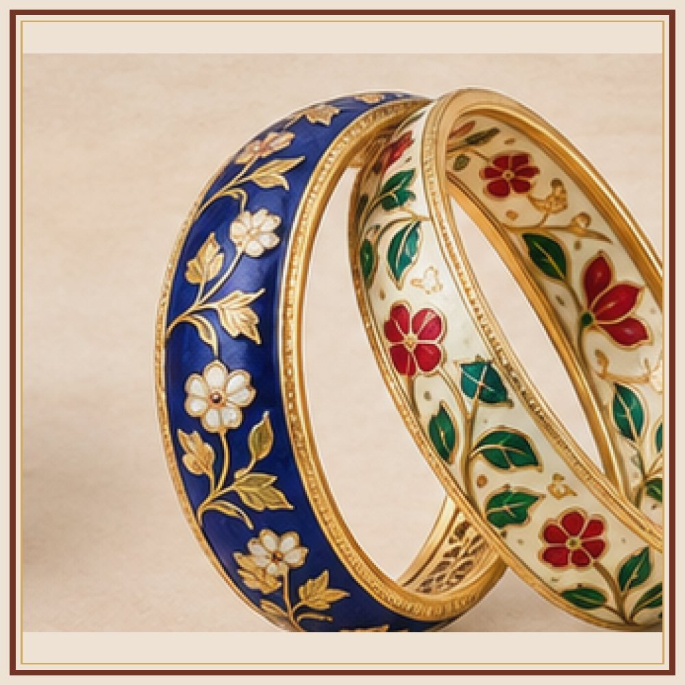 Suraj Pol Meenakari Kada Heritage Edition