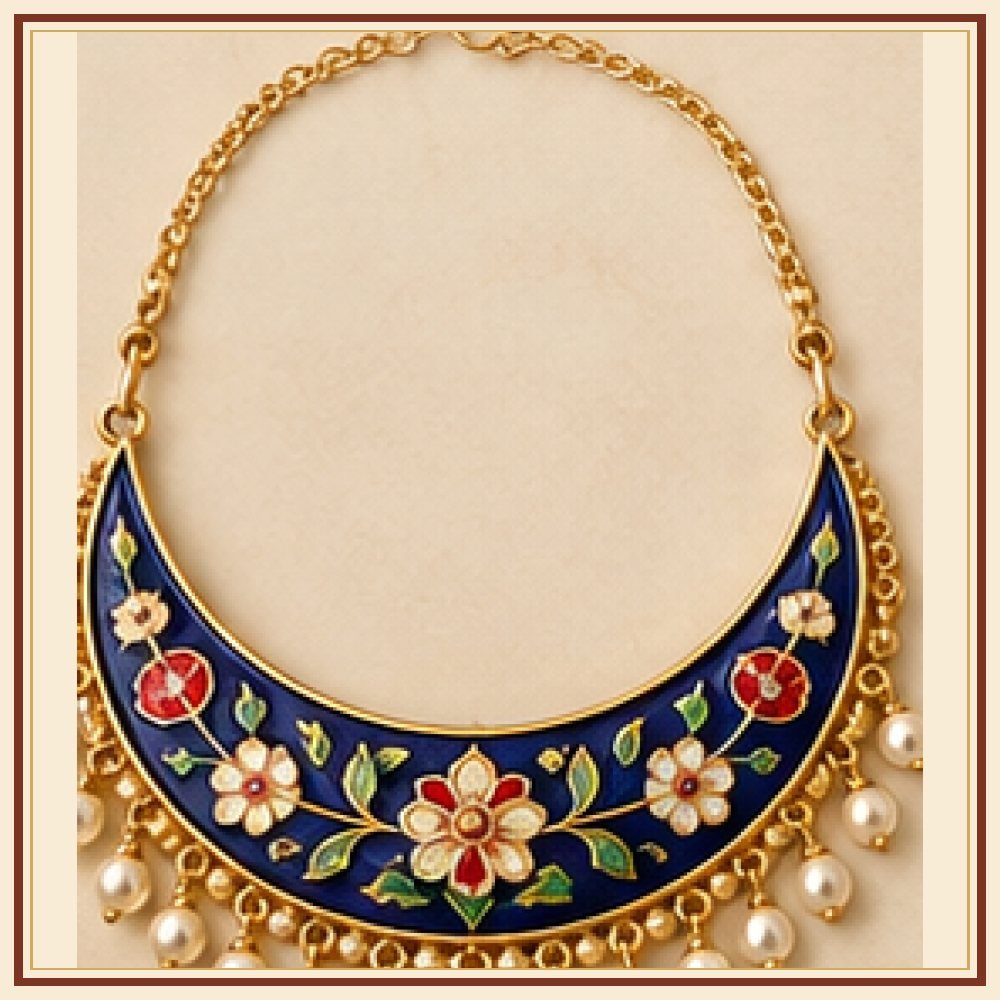 Suraj Pol Meenakari Necklace Heritage Edition