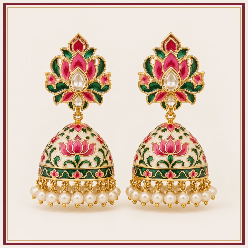 Suraj Pol Moti-Style Earrings Heritage Edition