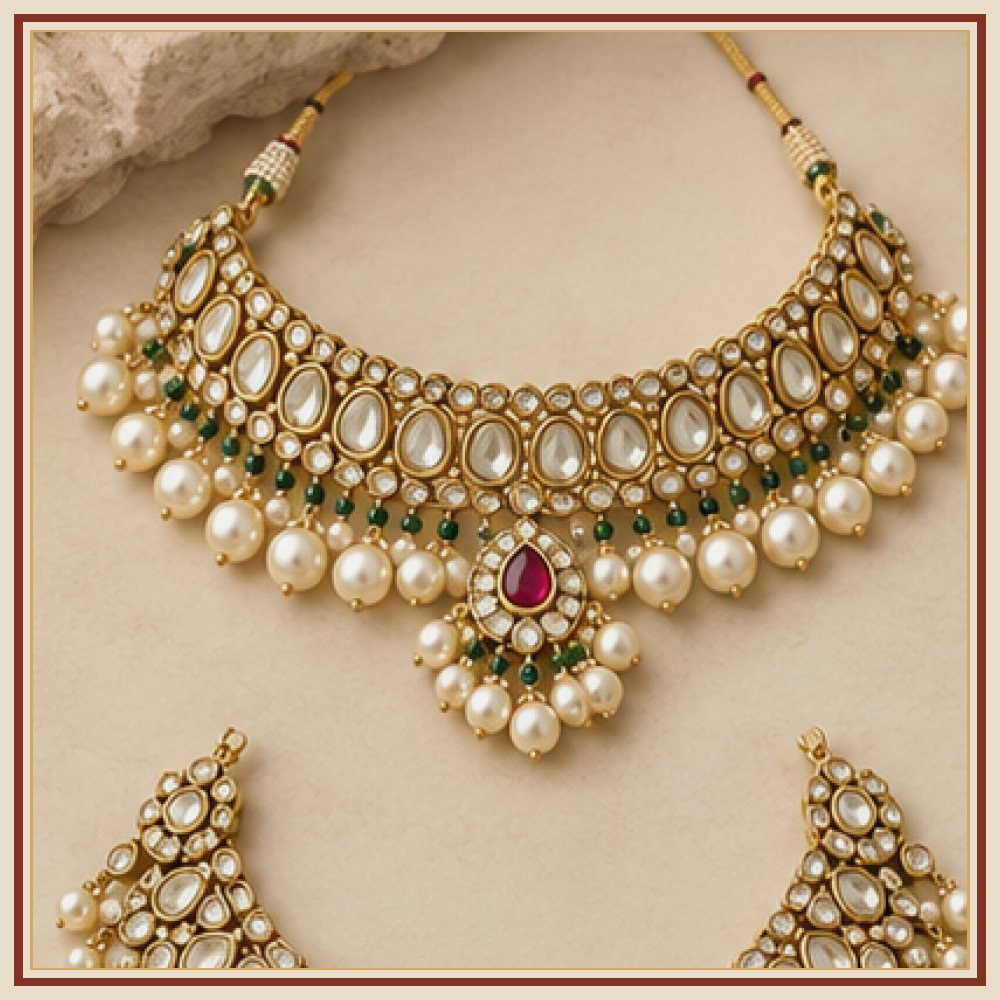 Suraj Pol Moti-Style Necklace Heritage Edition