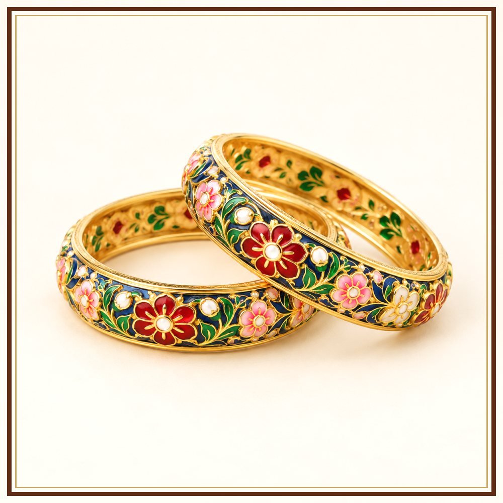 Suraj Poonchi Gokhru Bangle Pair