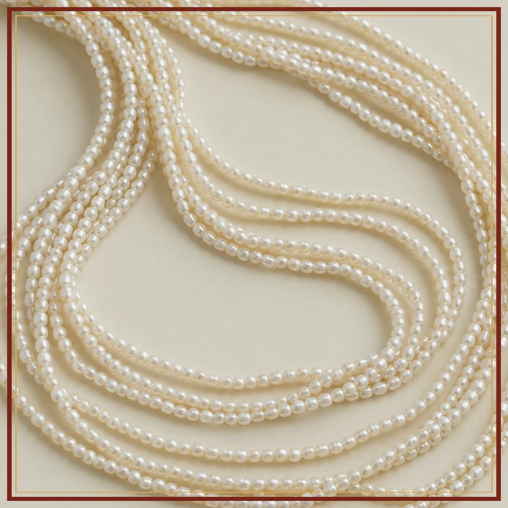 White Seed Pearl String – 1.5–2 mm